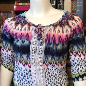 Como Vintage boho blouse